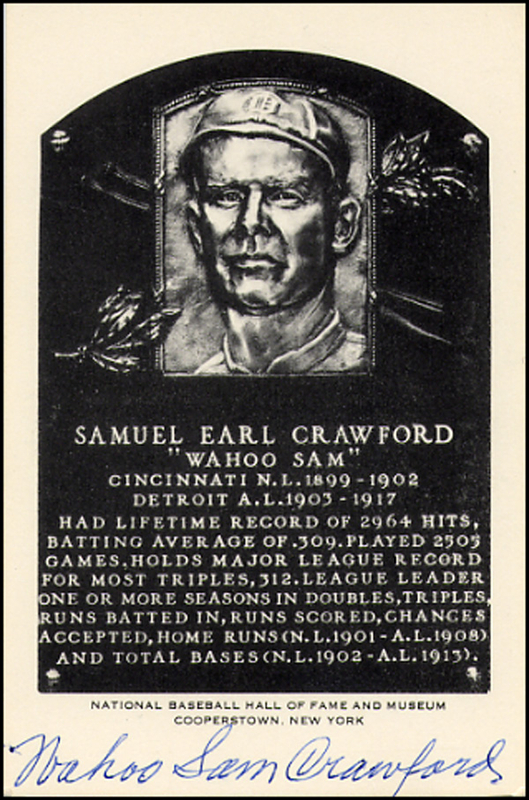 Lot 2590 “Wahoo” Sam Crawford