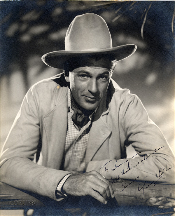 Lot 1418 Gary Cooper