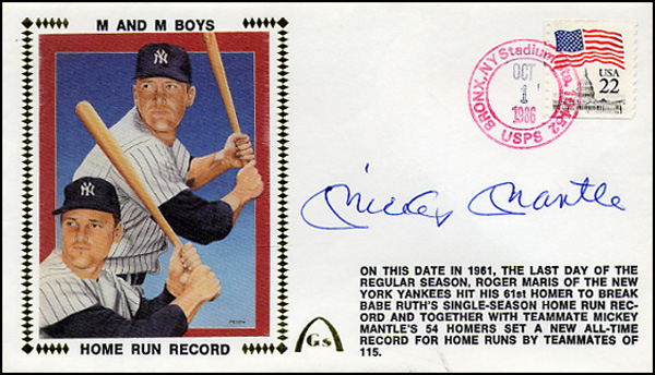 Lot 2697 Mickey Mantle and Roger Maris
