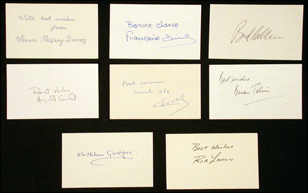 Lot 2795  Tennis Hall of Famers