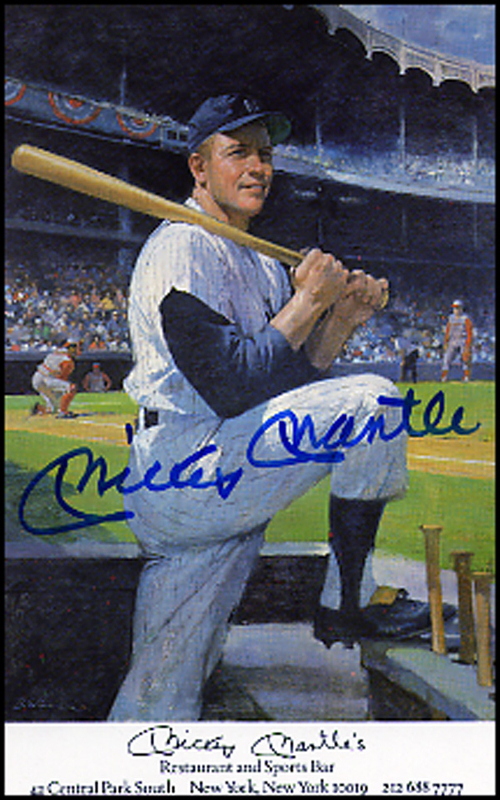 Lot 2699 Mickey Mantle