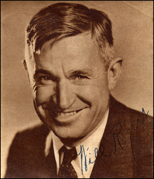 Lot 2225 Will Rogers