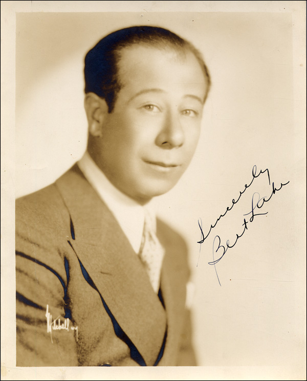 Lot 1894 Bert Lahr