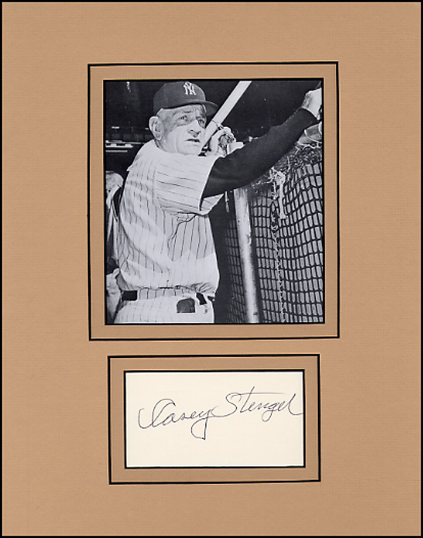 Lot 2793 Casey Stengel