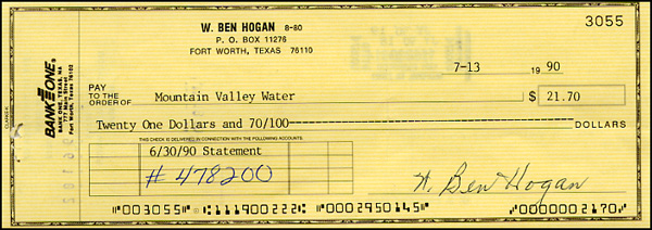 Lot 2664 Ben Hogan