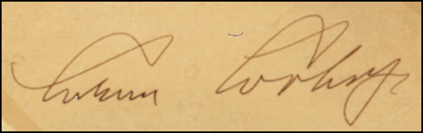 Lot 85 Calvin Coolidge