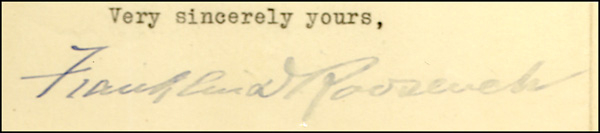 Lot 178 Franklin D. Roosevelt