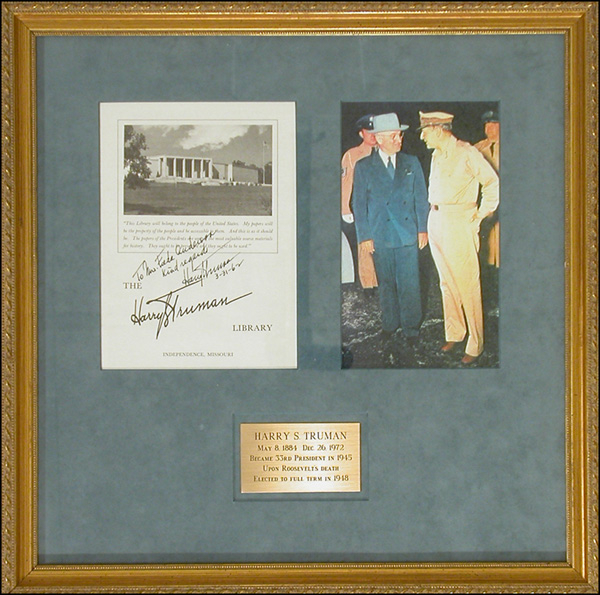 Lot 199 Harry S. Truman