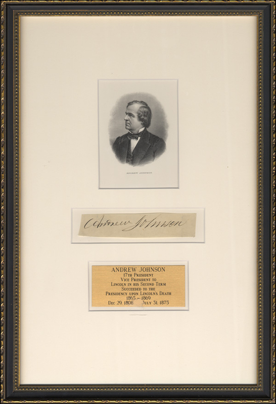 Lot 136 Andrew Johnson