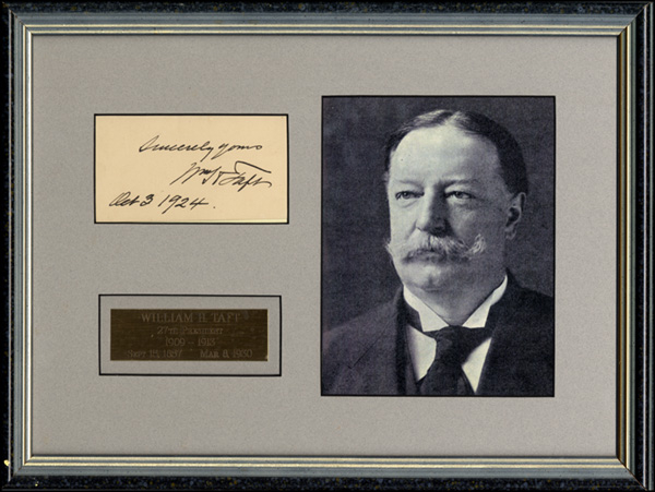Lot 190 William H. Taft