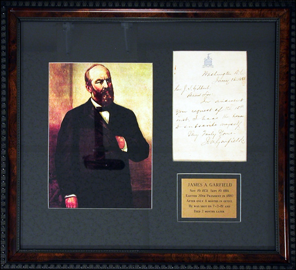 Lot 114 James Garfield