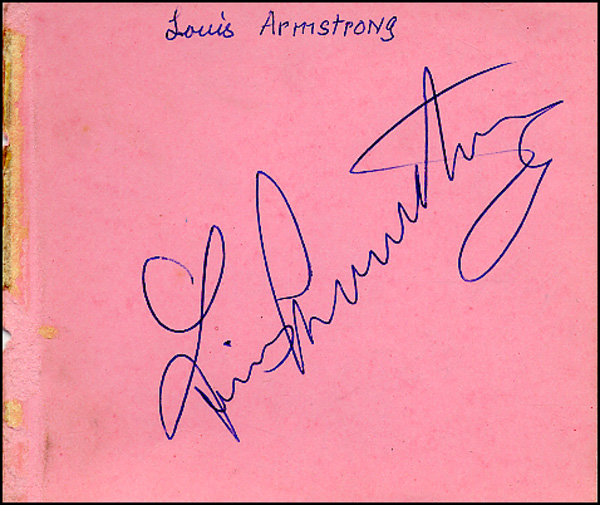 Lot 873 Louis Armstrong