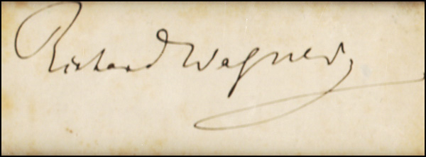 Lot 1151 Richard Wagner