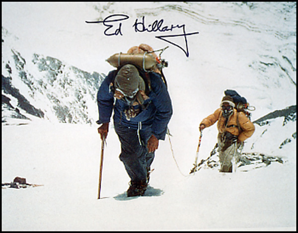 Lot 326 Edmund Hillary