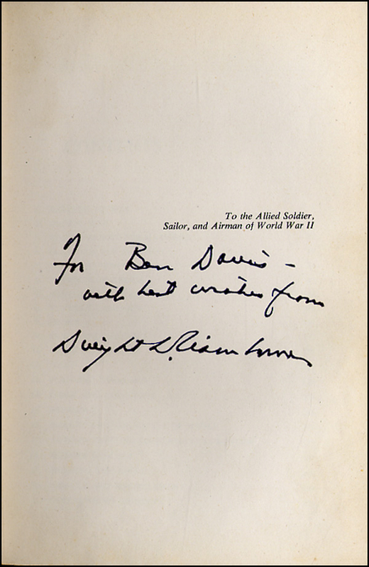 Lot 93 Dwight D. Eisenhower