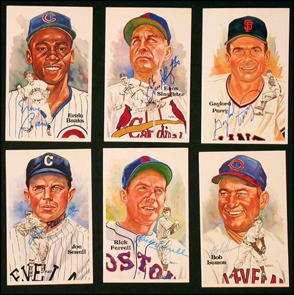Lot 2547  Baseball Hall of Famers