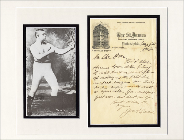 Lot 2796 John L. Sullivan