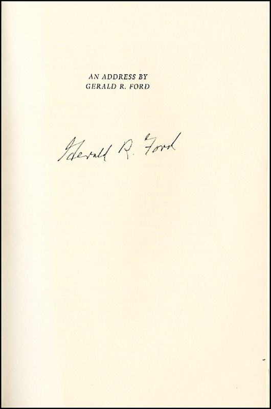 Lot 106 Gerald Ford