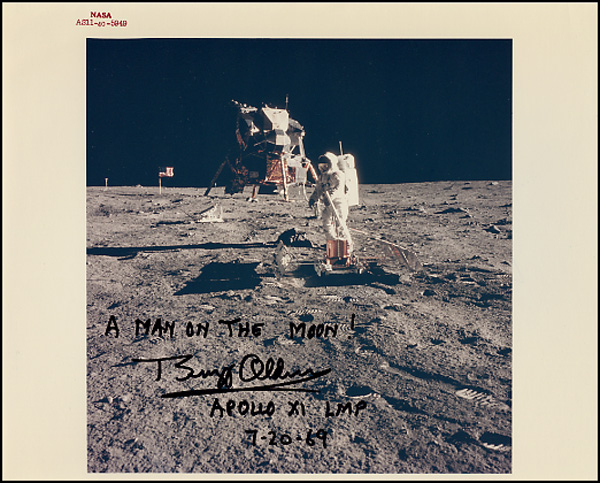 Lot 640 Buzz Aldrin
