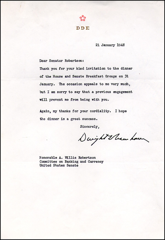 Lot 94 Dwight D. Eisenhower