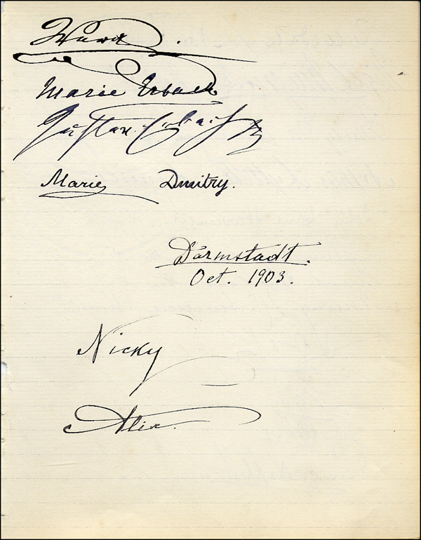 Lot 384  Nicholas and Alexandra