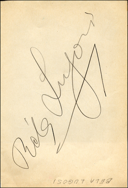 Lot 1978 Béla Lugosi