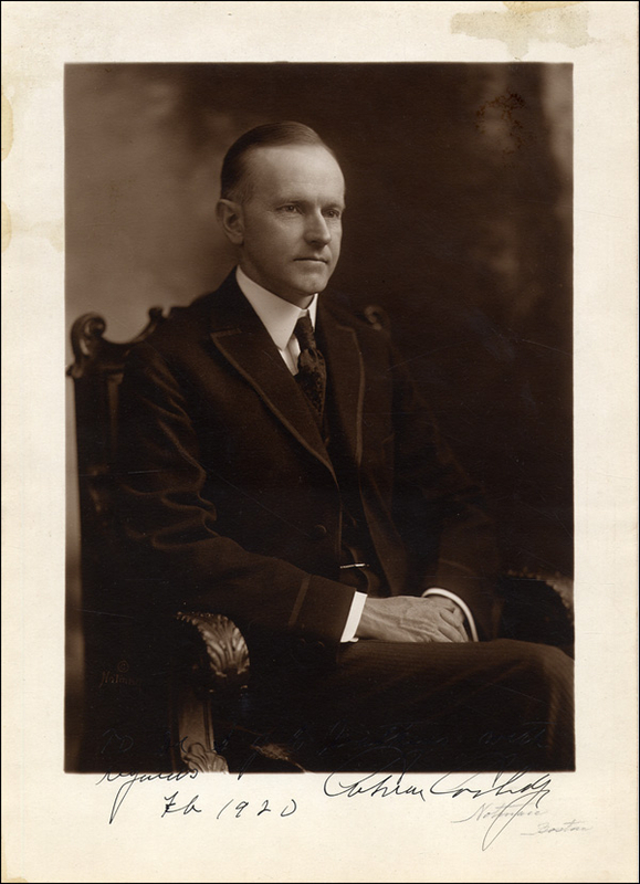 Lot 88 Calvin Coolidge