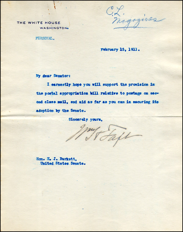 Lot 188 William H. Taft