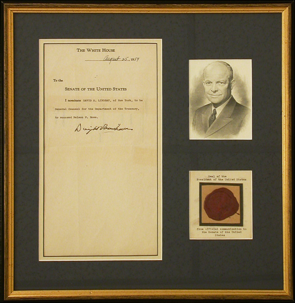 Lot 98 Dwight D. Eisenhower