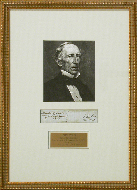 Lot 203 John Tyler