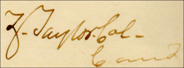 Lot 193 Zachary Taylor