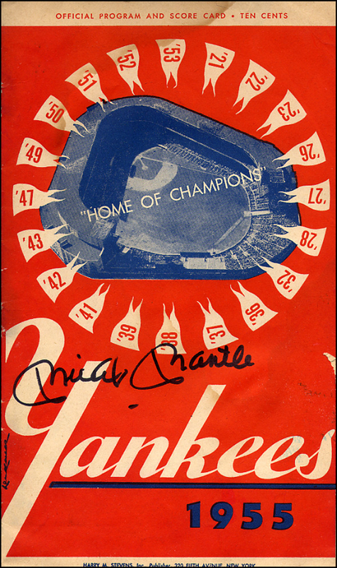 Lot 2704 Mickey Mantle