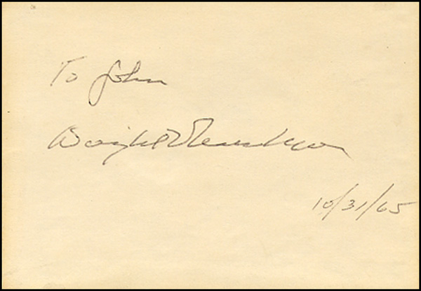 Lot 90 Dwight Eisenhower