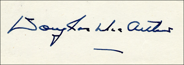 Lot 560 Douglas MacArthur