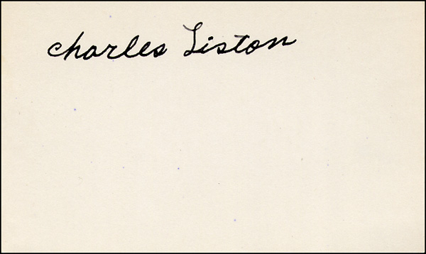 Lot 2692 Sonny Liston
