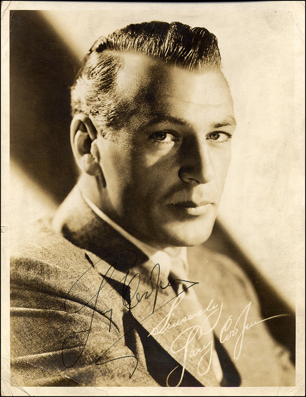Lot 1417 Gary Cooper