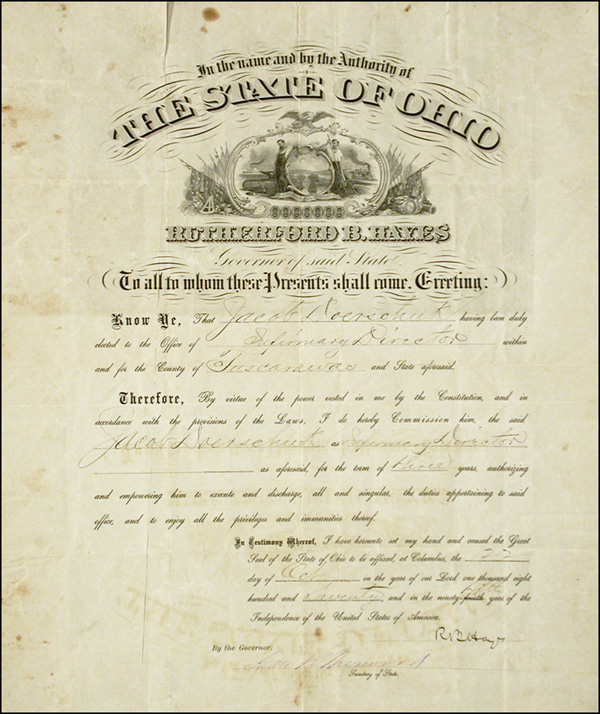 Lot 126 Rutherford B. Hayes