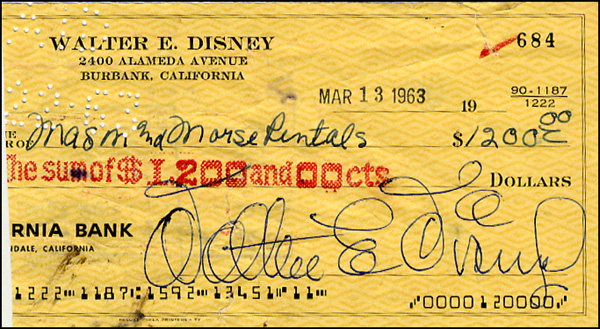 Lot 833 Walt Disney