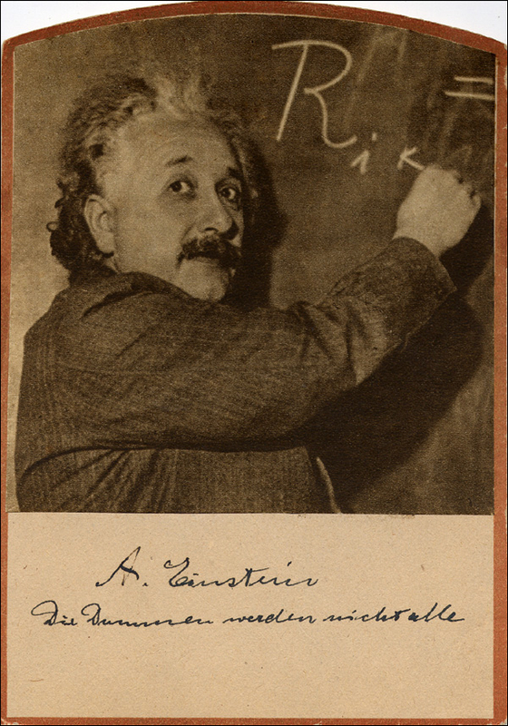 Lot 277 Albert Einstein