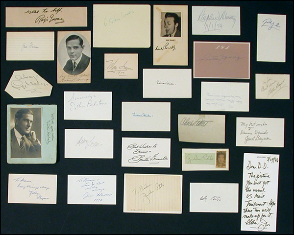 Lot 1173  Actors and Actresses