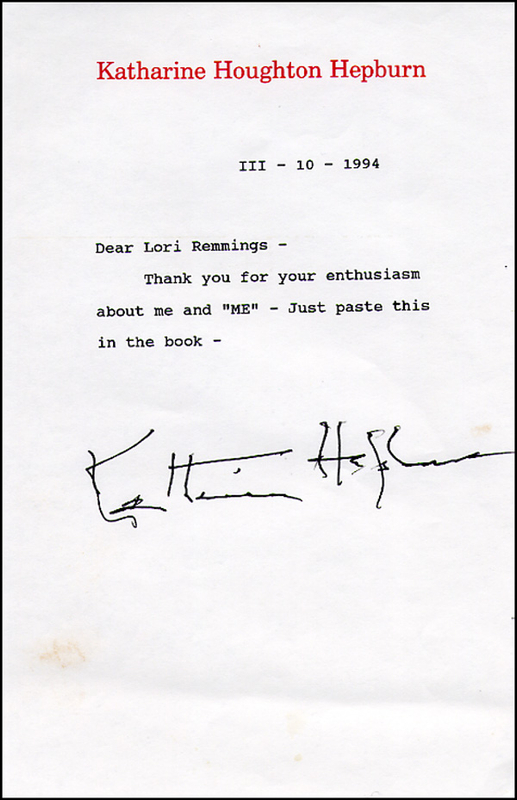 Lot 1742 Katharine Hepburn