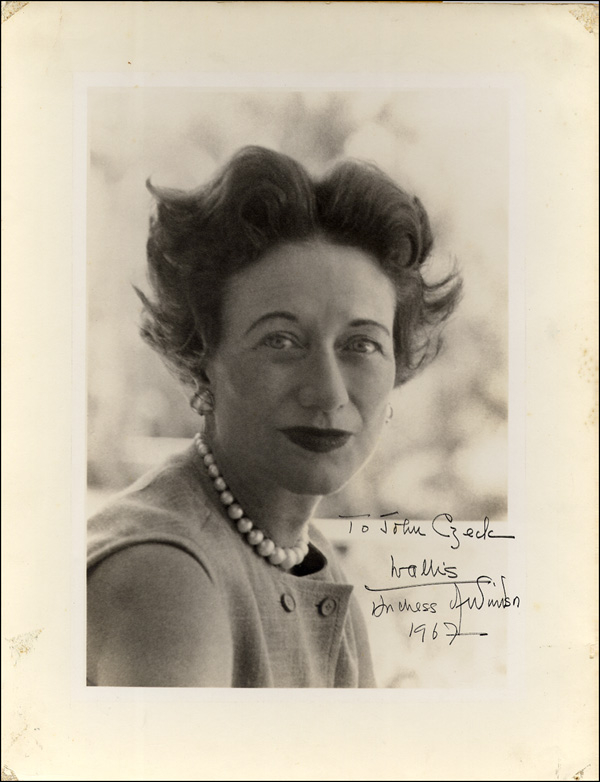 Lot 456  Wallis, Duchess of Windsor