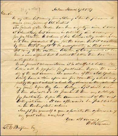 Lot #421 William Seward - Image 1