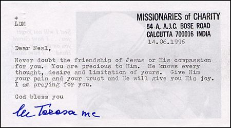 Lot #374  Mother Teresa - Image 1