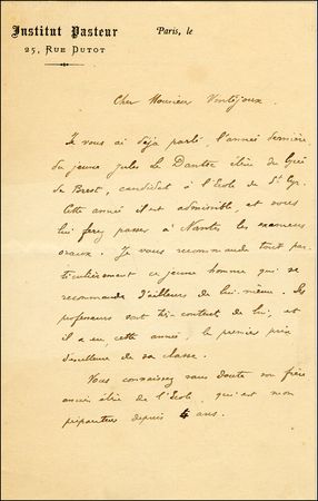 Lot #390 Louis Pasteur - Image 2