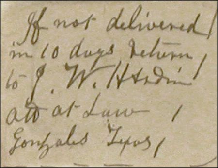 Lot #320 John Wesley Hardin - Image 1