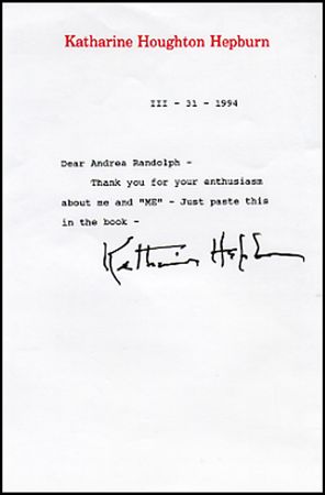 Lot #1739 Katharine Hepburn - Image 1