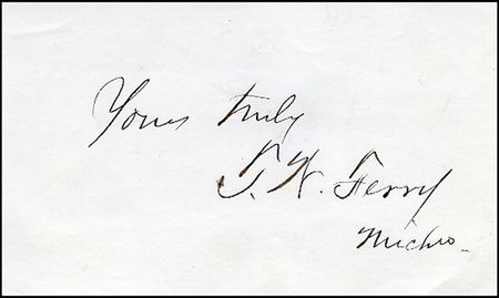 Lot #99 Thomas W. Ferry - Image 1