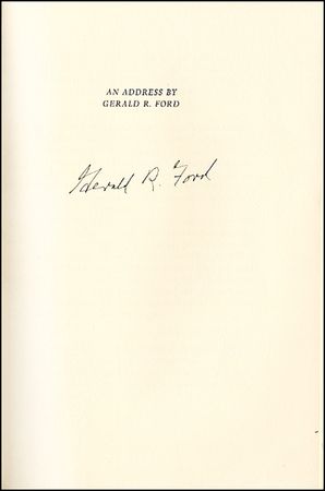 Lot #106 Gerald Ford - Image 1