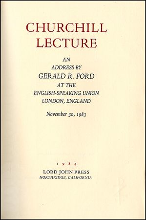 Lot #106 Gerald Ford - Image 2